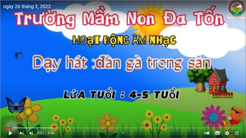Âm nhạc   Đàn gà trong sân  - Giáo viên: Nguyễn Thị Thanh Hà